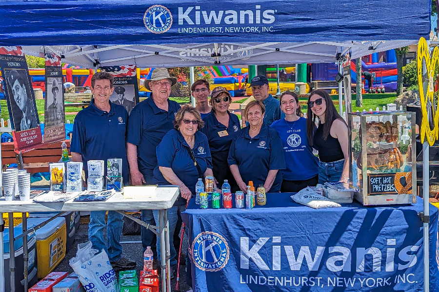 Members by Kiwanis Tent